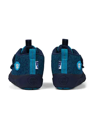AFFENZAHN | Chaussures pieds nus pour enfants - Chaussures de transition KNIT HAPPY Lapin | dunkelblau
